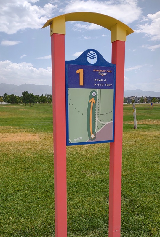 Stansbury Park Disc Golf &ndash; Sign design