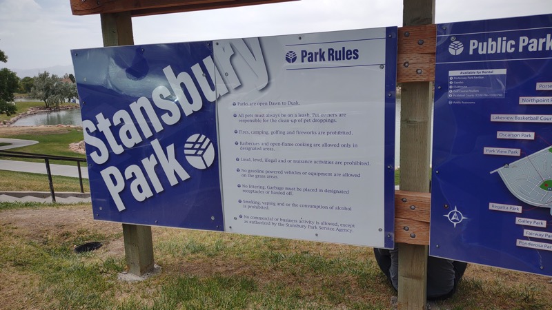 Stransbury Park &ndash; Lake maps and rules, design and production