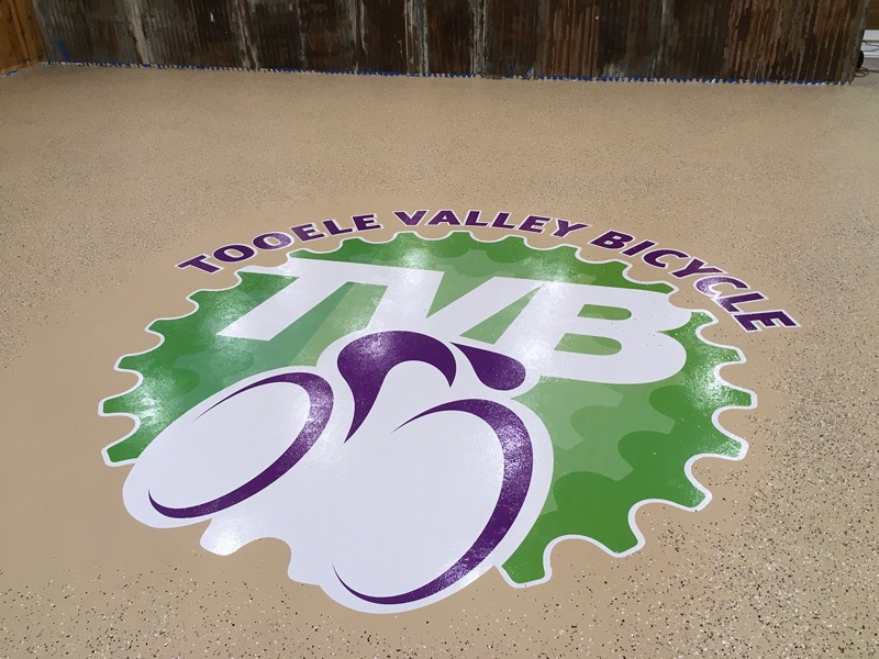 Tooele Valley Bicycle &ndash; 8' Floor Graphic