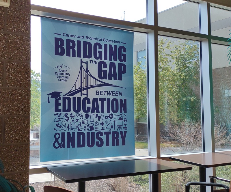 Tooele CLC &ndash; WIndow Graphics