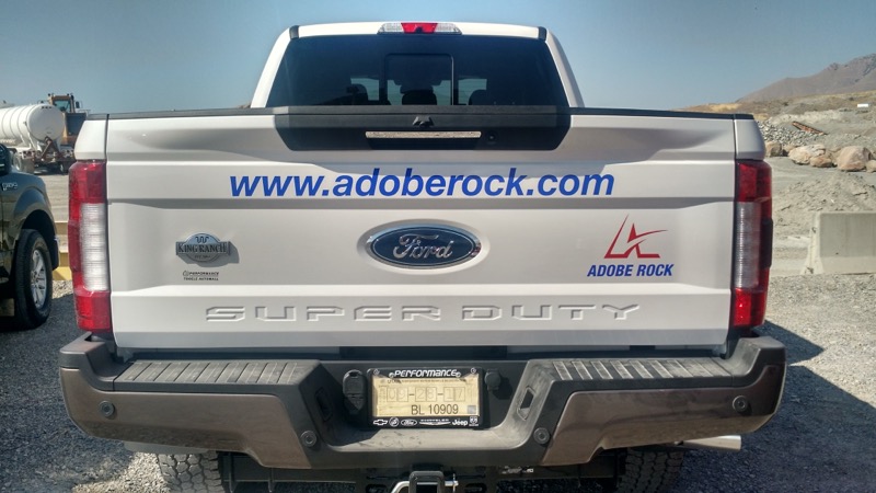 Adobe Rock &ndash; Fleet design, production and installation of cut vinyl
