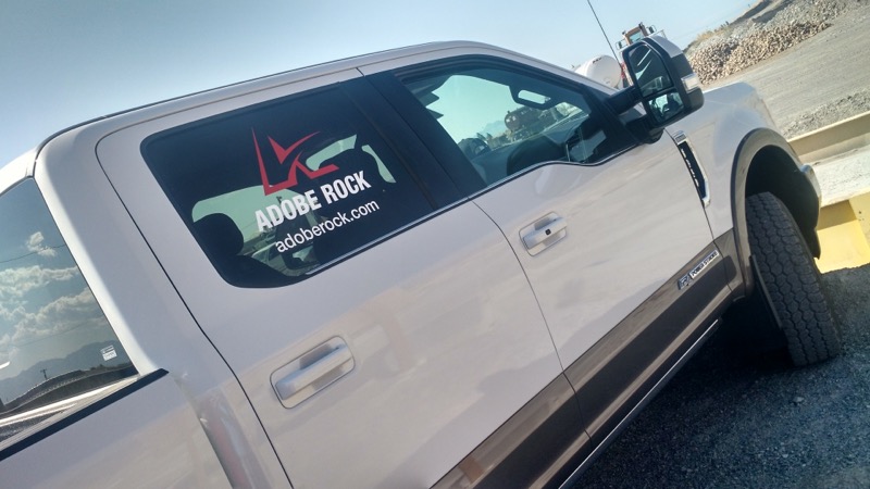 Adobe Rock &ndash; Fleet design, production and installation of cut vinyl