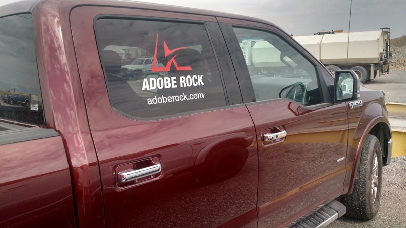 Adobe Rock &ndash; Fleet design, production and installation of cut vinyl